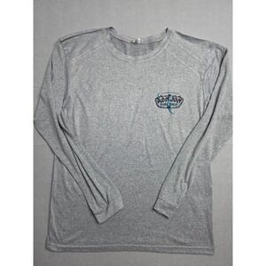 Ron Jon Surf Shop Shirt Men's S Gray Kraken Clearwater Beach Graphic Long Sleeve
